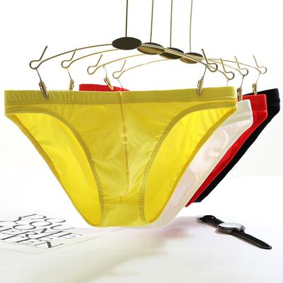 Calzoncillos Calzoncillos Ropa interior Bikini Shorts Talle bajo Hombres T-Back Algodón