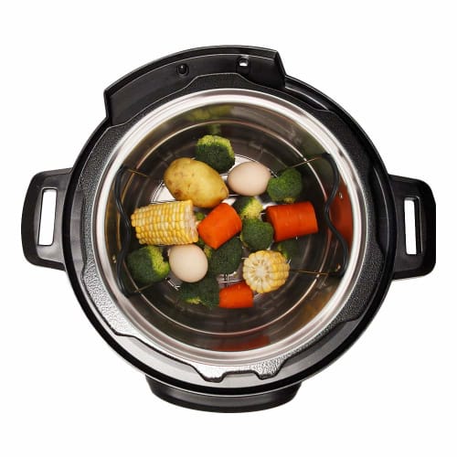 Steamer Rack with Trivet and Handle, Compatible with Instant Pot Accessories (6-Quart, 8-Quart), Pressure Cooker Trivet, Wire Steam Rack, Perfect for