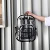 PVC Students School Bag Waterproof Clear Shoulder Bag Casual Transparent Backpack  Outdoor
