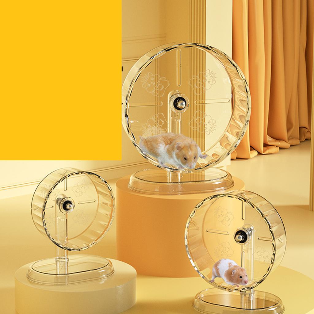 Super leises Hamsterrad Leises Hamster Lauf-Trainingsrad Hamster Zubehör Hamster Laufspielzeug für Igel