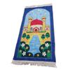 Kids Pray Rug Thick Mat Soft for Women Men Children Meditation with Tassel Pray Beads Pendant Storage Cylinder