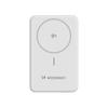 Qi2 10000mAh Magnetic Power Bank with USB-A USB-C 22.5W PD Stand - White
