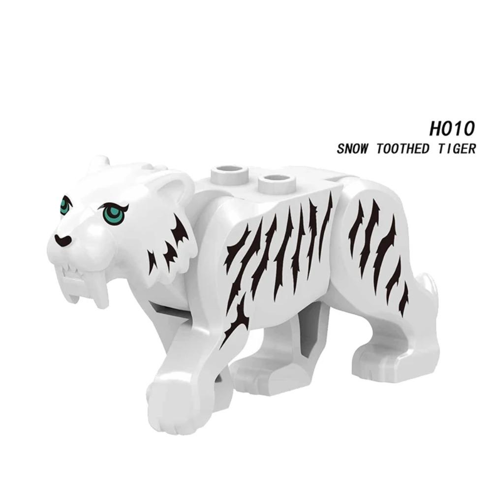 Animal Building Blocks City Small Large Ornaments Panda Dog Sheep Pig Cow Zoo Deer Mount Crocodile Tiger Wolf Eagle Boy Gift Toy