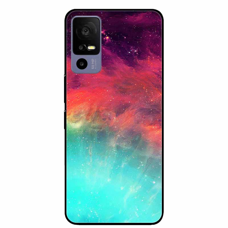 For TCL 40 R 5G Case Fashion Marble Soft TPU Silicon Back Cover for TCL 40R T771K T771H Phone Cases Protect Funda Shells Paras