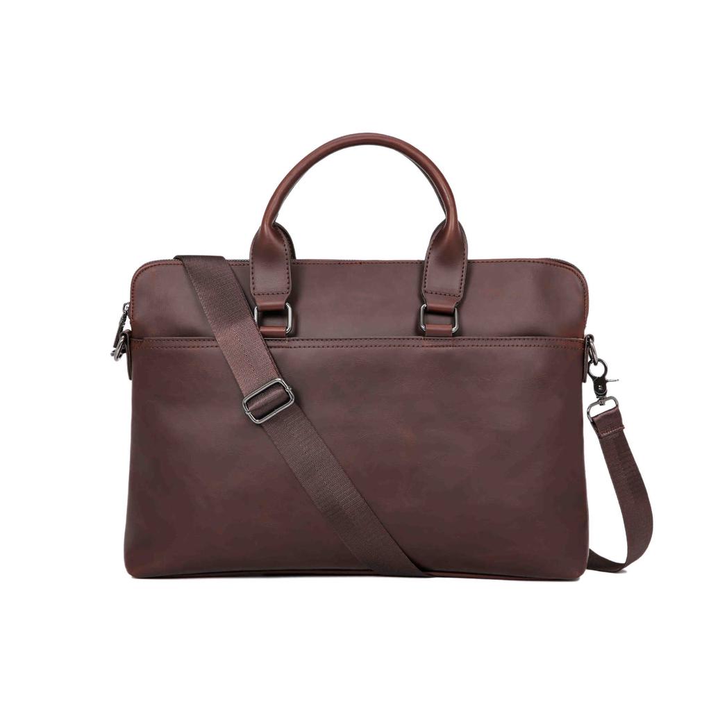 large leather computer bolsa