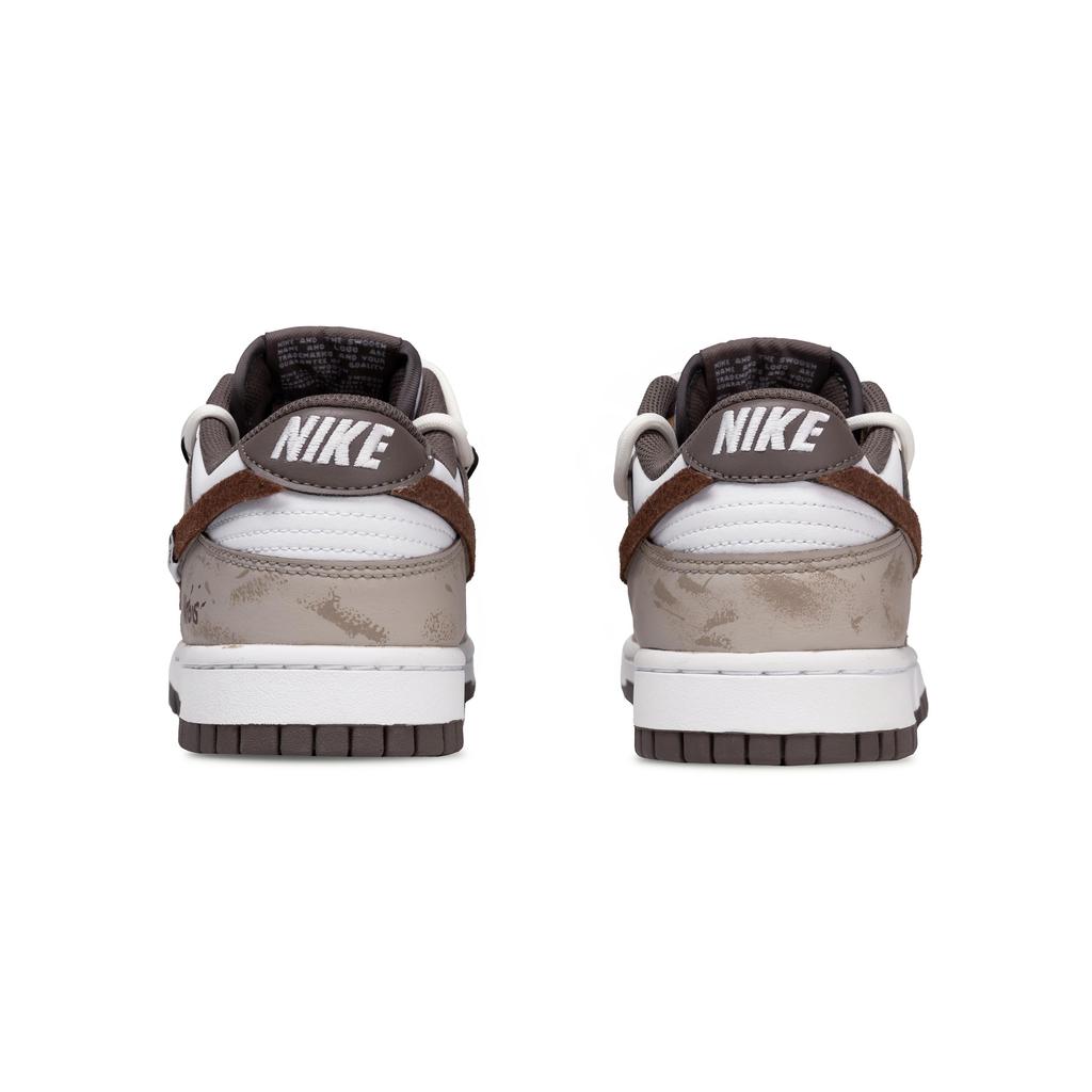 Nike Dunk Abrasion Resistant Low top Skateboard Shoes Men's Brown HF5441-111(Team450-)