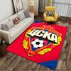 CSKA Logo with Football Pattern Suitable As a Non-slip Mat for the Living Room or Bedroom Sofa