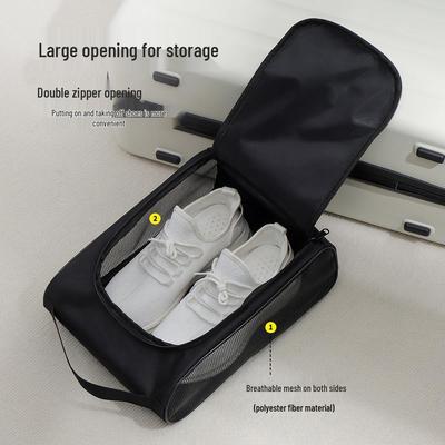 Sac à chaussures de voyage étanche et anti-poussière: Pochette de basket portable en maille respirante, Rangement pour chaussures de sport à main