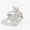 Design Sense Irregular Metal Ring Ring, Personality Style High Sense Line Knot Ring