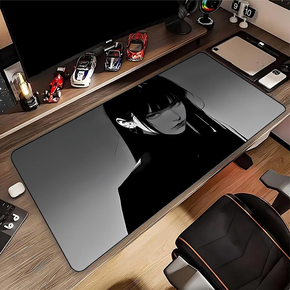 Mask Girl Anime Mousepad Custom Home Computer Keyboard Pads Desk Mat Laptop Soft Antislip Table Mat XXXL Mouse pad xcm