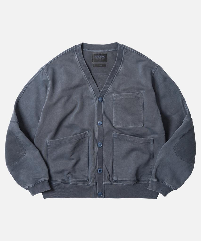 Frizmworks Pigment Dyeing Heavyweight Cardigan _ Navy