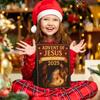 Jesus Christmas Countdown Calendar with 24 2D Acrylic Ornaments Christmas Advent Calendar Christian Advent Calendar for Kids