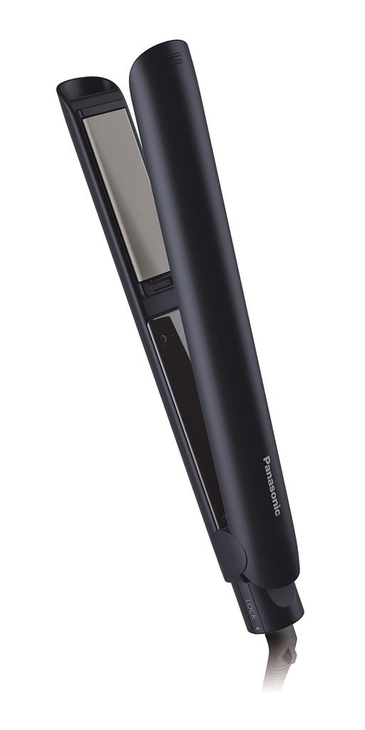 Panasonic Compact Straight Iron 2Way Lightweight Gloss Coating Black EH-HV1A-K