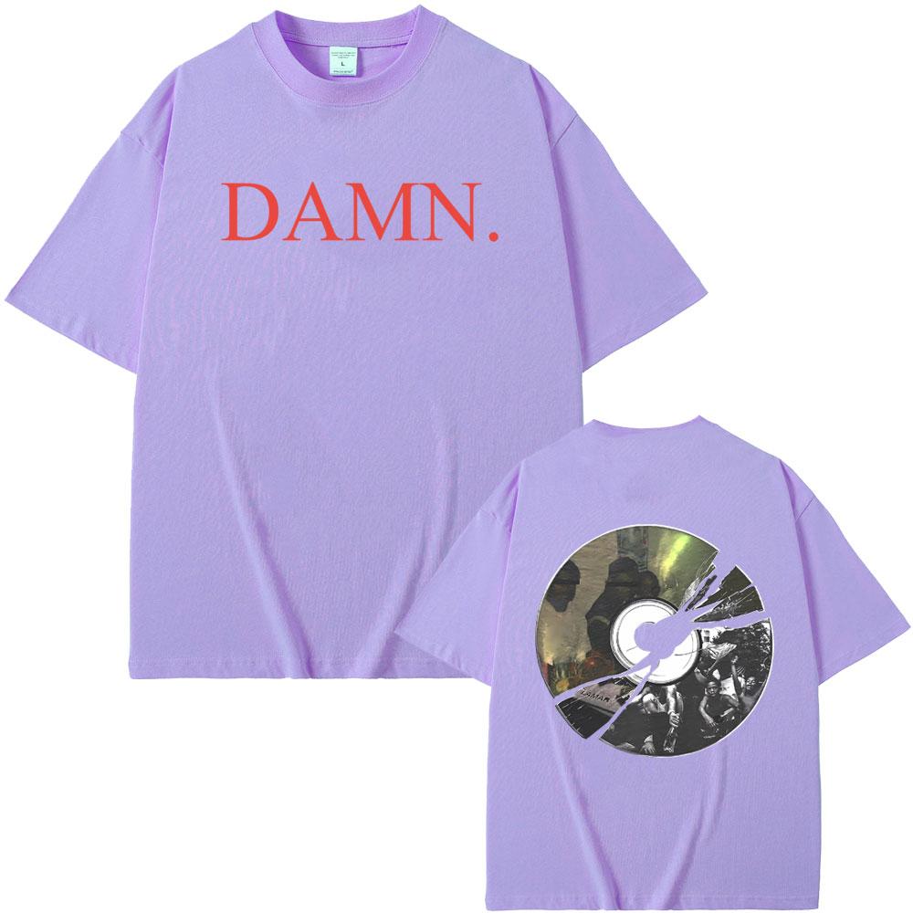 Rapper Kendrick Lamar DAMN To Pimp A Butterfly Mr. Morale & The Big Steppers Album Graphic Print Tshirt Male Hip Hop Casual Tees