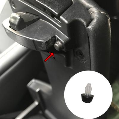 2 Pezzi Tappetino Gomma Ammortizzatore Paraurti Bracciolo Centrale Per Toyota Prado LC120 2003-09