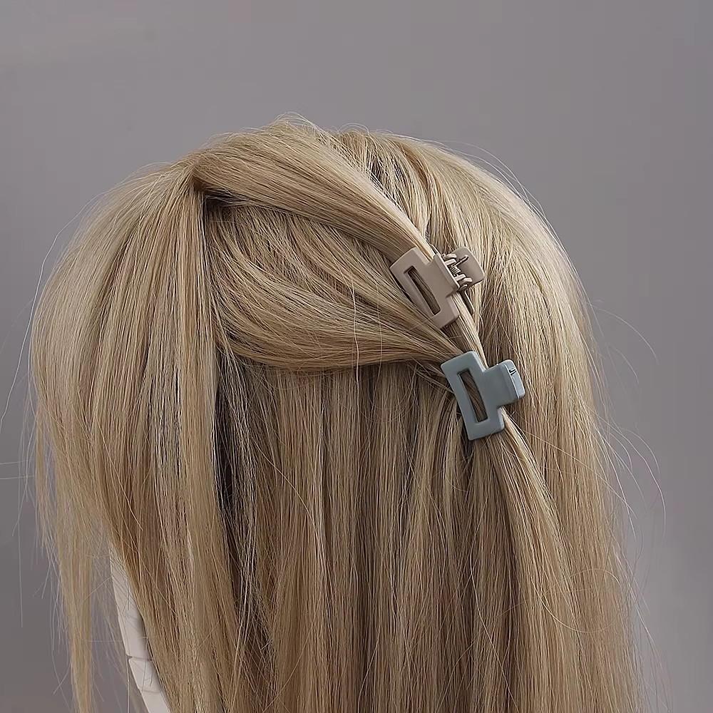 Korejský Smíšený Vlasy Mini Kompaktní Sponka do Vlasů Matná Barva Mléčné Kávy Dívčí Ofina Roztomilá Sponka do Vlasů Kompaktní Sponka do Vlasů Sponka do Bočních Vlasů Vlasový Doplněk