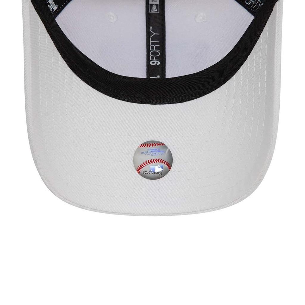 NEW ERA Cap 9FORTY Adjustable Free Size LA Cotton Baseball Hat Unisex White White