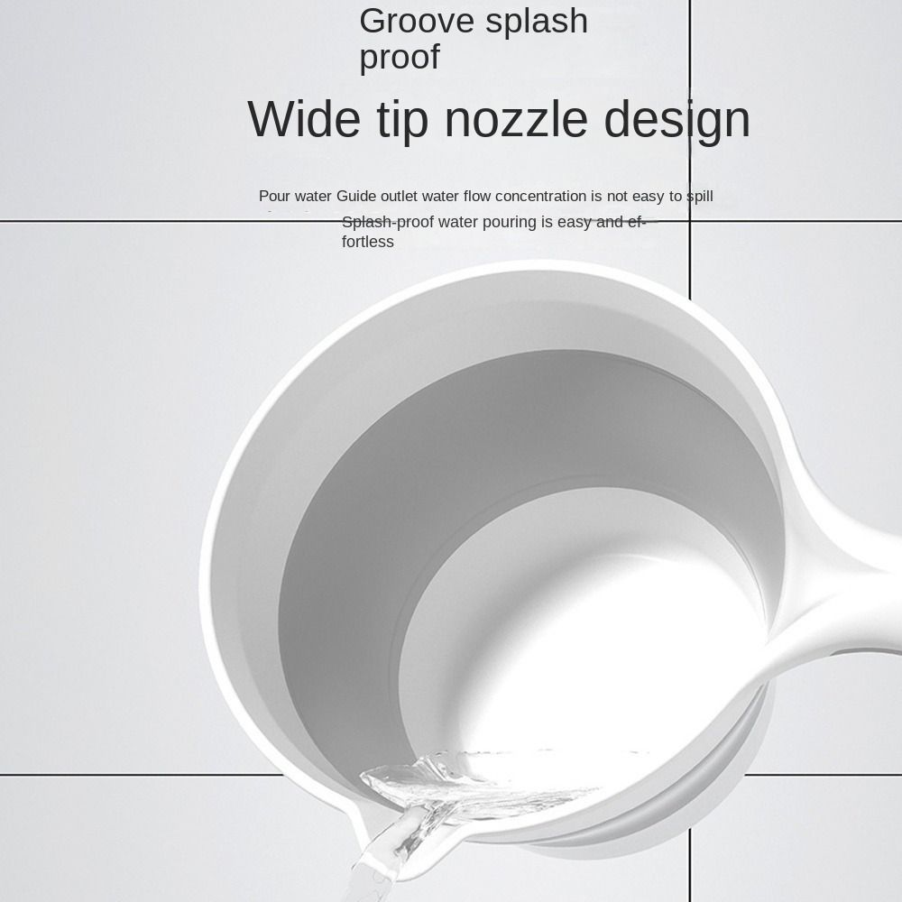 Long Handle Folding Water Scoop Suspensible Fruit Washing Scoop Convenient Water Dipper  Household