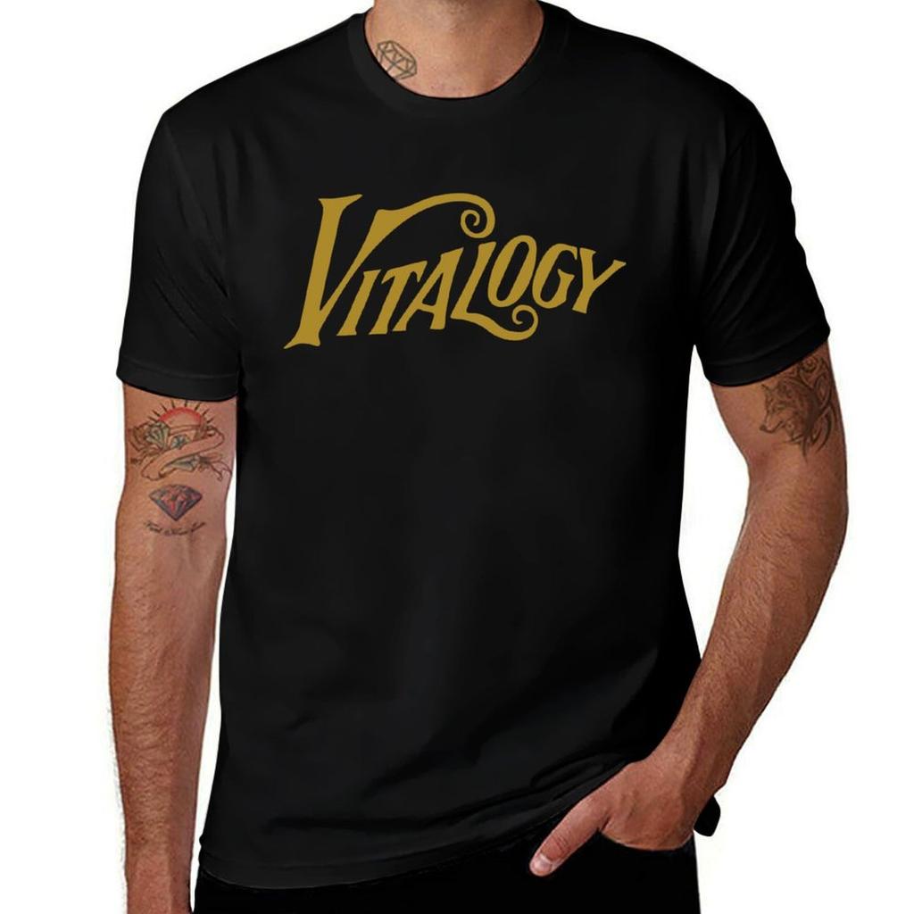 Vitalogy T-shirt Lavoro Manica Corta Top in Cotone
