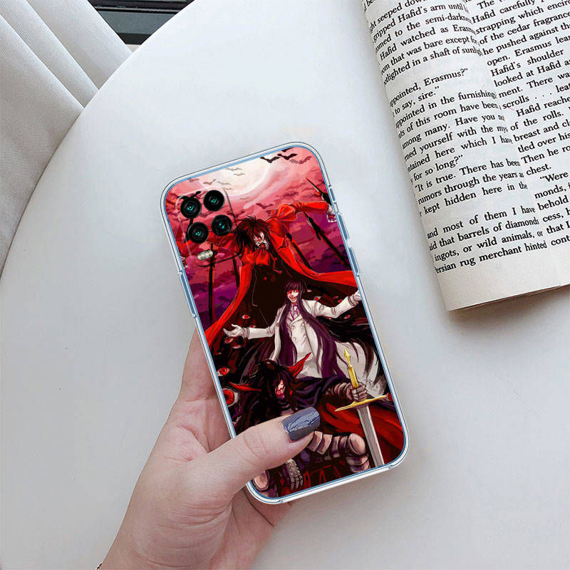 IR11 Hellsing Case for Motorola E22S E7 G6 G7 G8 G9 Plus Power Play G10 G20 G04 E30 E40 E22 E20 E13 E15 G22 G23 G05 G75 G35 G55