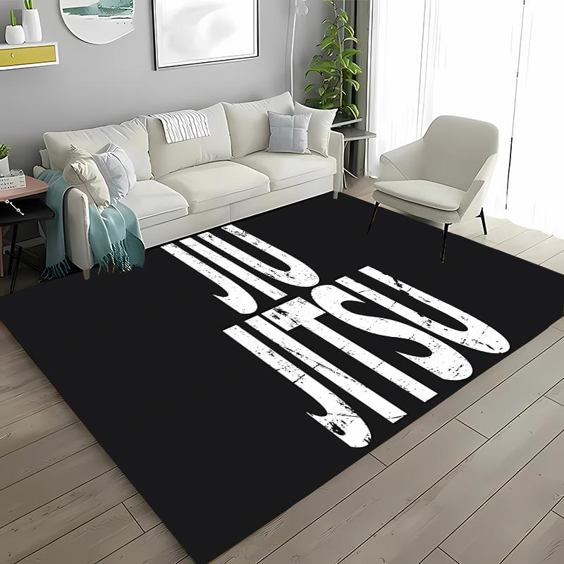 J1u-J1tsu Warrior Japanese B-Bjj Mma Area Rug,Carpet for Living Room Bedroom Sofa Doormat Decor,Kids Non-slip Floor Mat Alfombra
