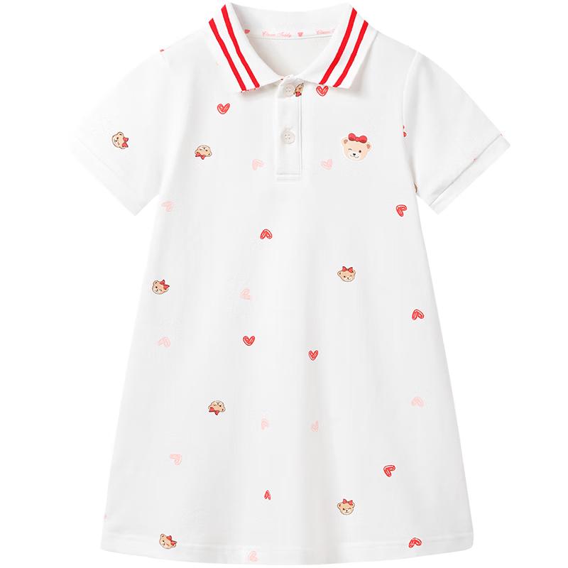 Classic Teddy Girls  A-Line Polo Dress 130