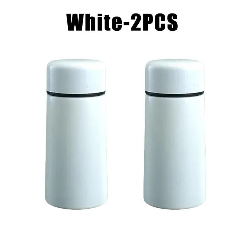 Sport Travel Mini Tumbler 160ml Stainless Steel Thermos Cup Portable Milk Coffee Water Bottle Solid Color Leakproof Hot Cold