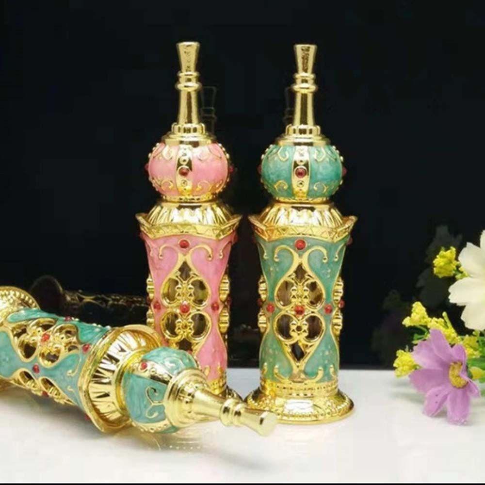 Dropper Empty Bottles Glass bottle Metal Perfume Bottle Arabic Crystal Oil Bottles Oil Container