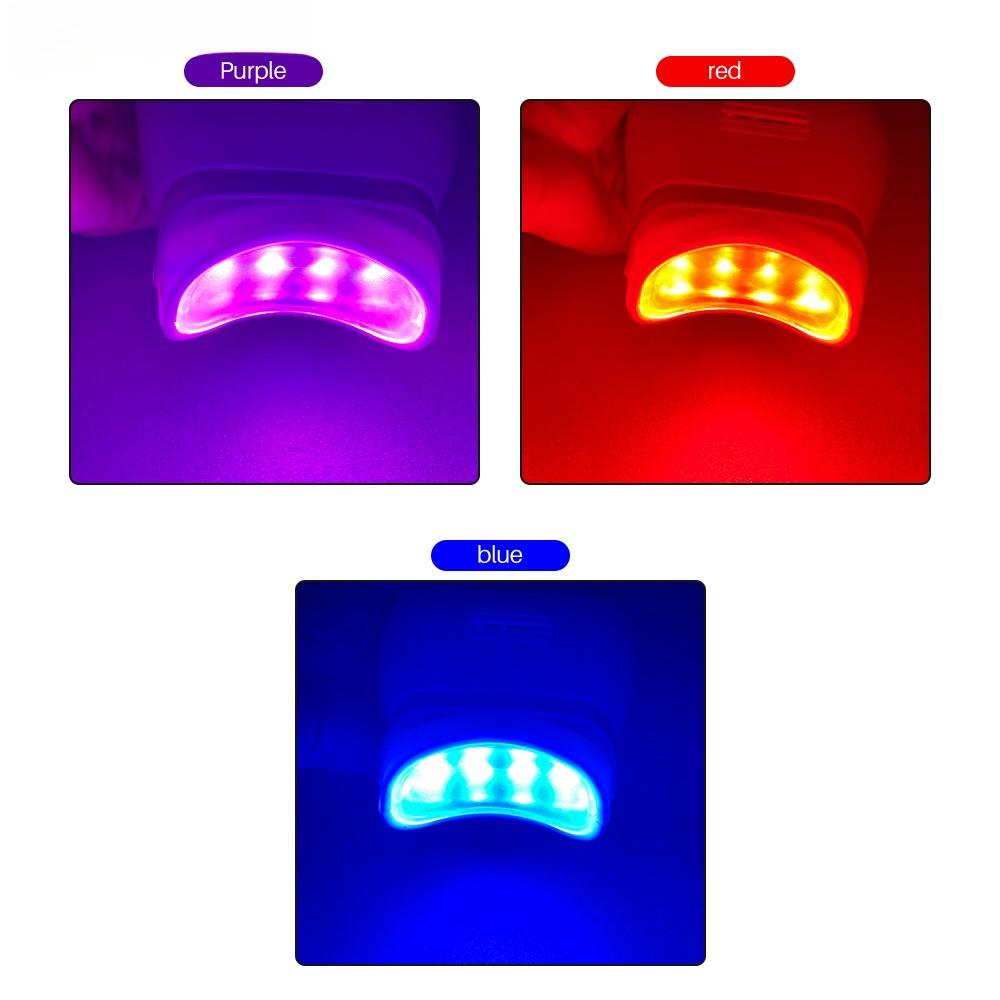 Dental Cold Light Lamp 3Color Desk Tooth Whitening Machine Bleaching Accelerator Device LED Light Dentistry Equipment