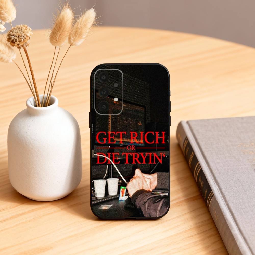 Day Trader Trading RISK RICH Phone Case For Samsung S25,24,23,22,30,21,10,9,Ultra,Plus,Lite,FE,4,5 G Soft Black Case