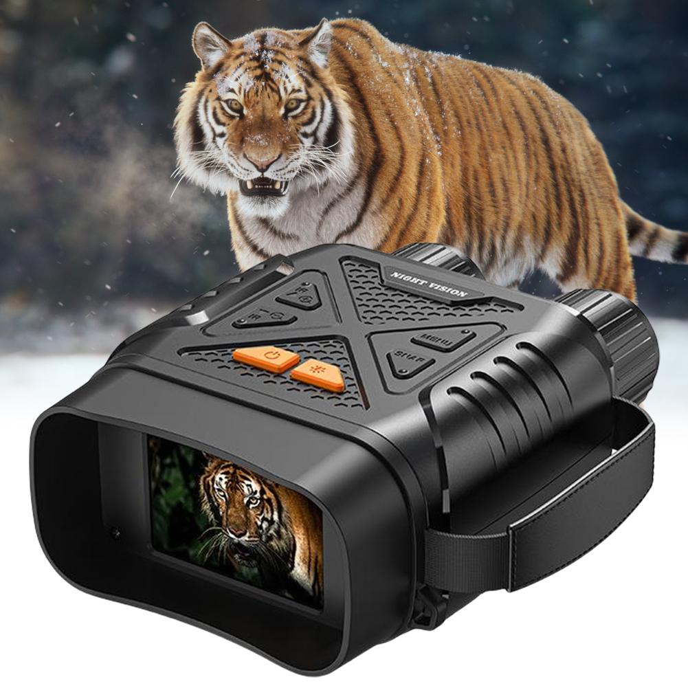 HD 1080P Infrared Binoculars 7 Gear Infrared 10 X Digital Zoom 2000mAh Rechargeable Battery for Saving Camping Photos and Videos