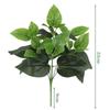 7 Heads Artificial Green Plants 33cm Green Leaves New Fake Plants  Garden Room Decoration