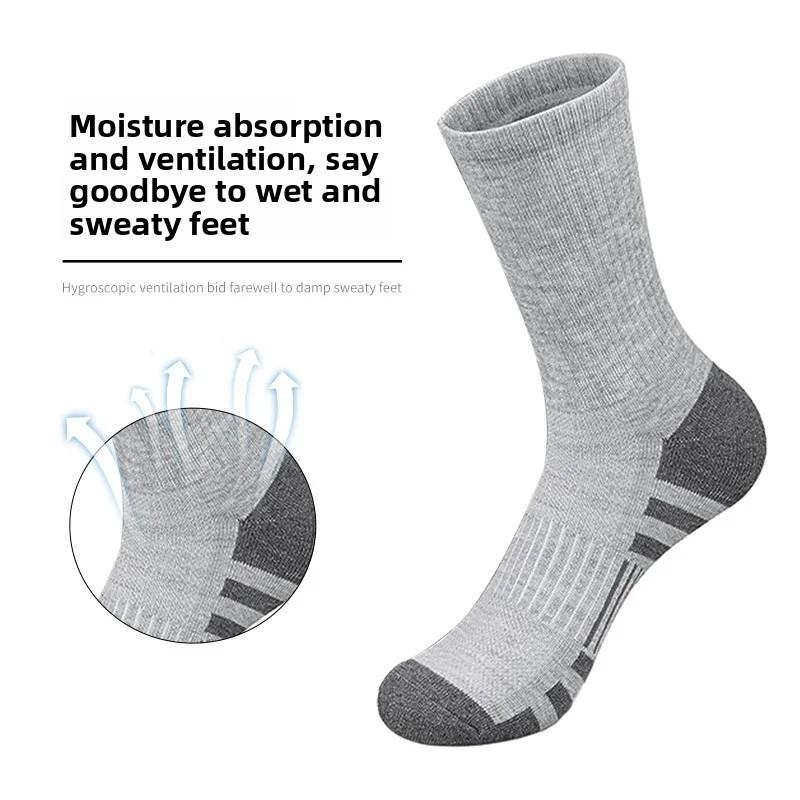 10/5Pair Men's Classic Socks Unisex Sports Socks for Men Running Basketball Anti-slip Outdoor Breathable Man Socks Autumn Winter