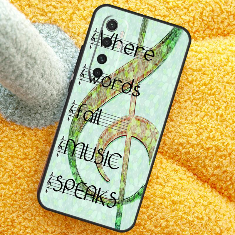 Music Note Musical Treble Clef Case For Xiaomi 15 14 Ultra 13T 14T 15T 17 Pro Max Cover For POCO X7 F8 Pro X3 X5 X6 F5 F6 F7