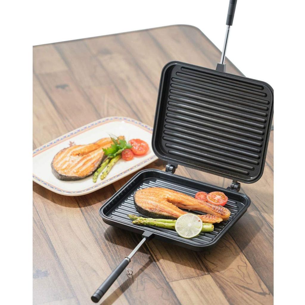 LOGOS Grill-Sandwichpfanne 81062246 Schwarz (ca.) Breite 23 x Tiefe 41 x Höhe 4,5 cm