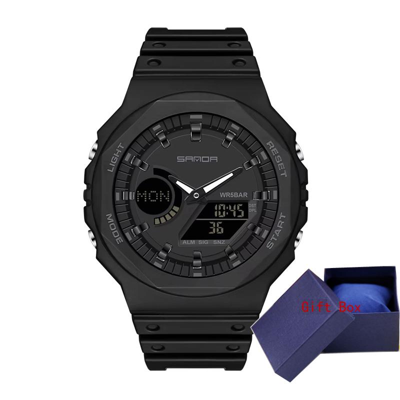 Sanda New Casual Men's Watches 50m Waterproof Sport Quartz Watch For Male Wristwatch Digital G Style Shock Relogio M