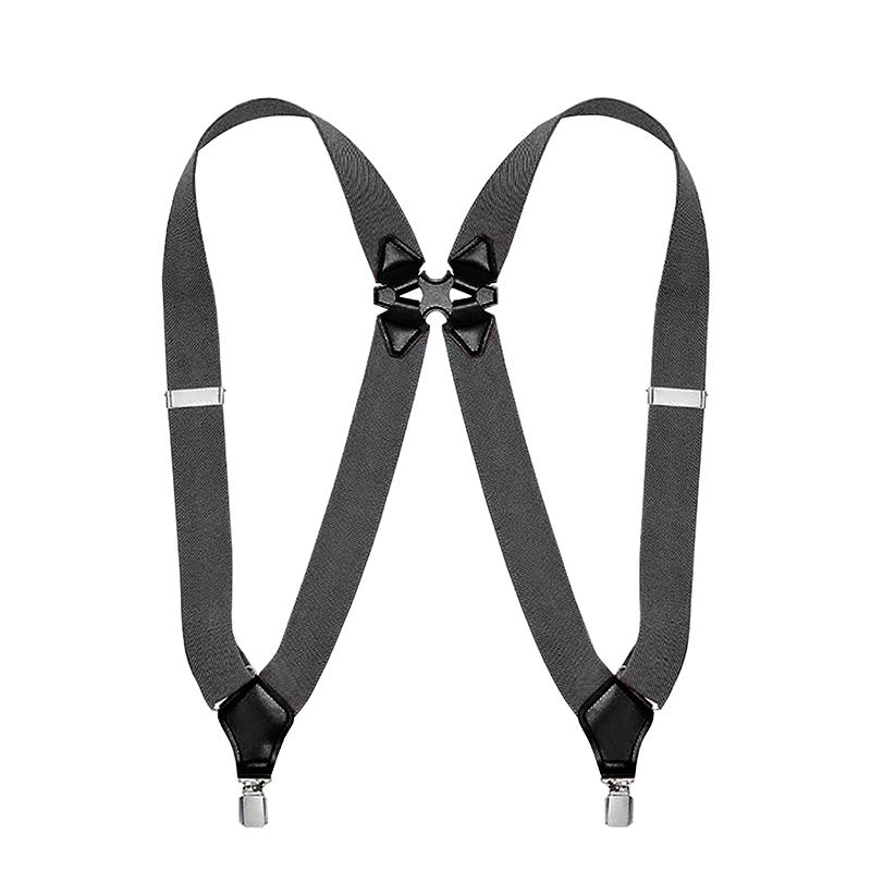 2025 New Men's Suspenders Adjustable Braces X Back Shirt Clip Suspender Elastic Belt Trousers Shoulder Strap For Women