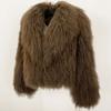 OFTBUY Real Mongolia Sheep Fur Coat Winter Jacket Women Natural Thick Warm Outerwear Streetwear Turn Down Collar New Fashion