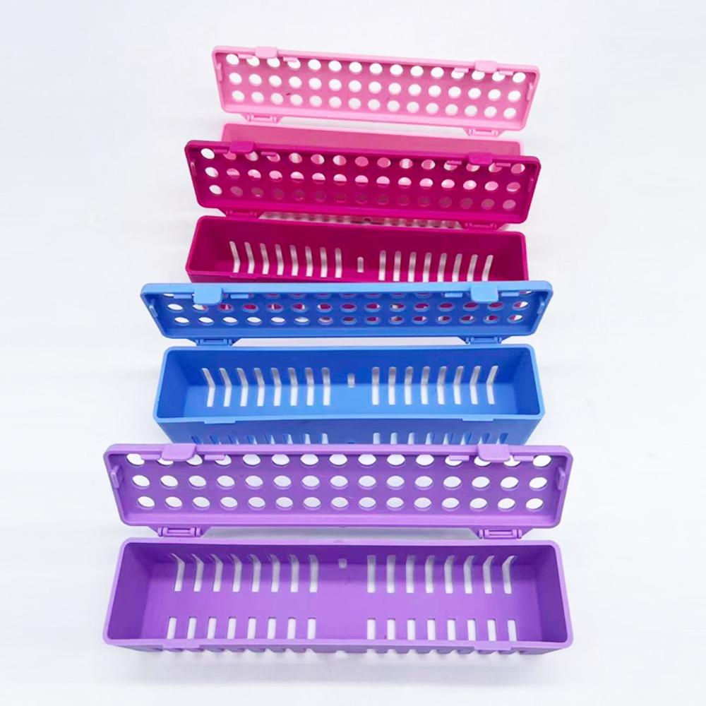 Autoclave Dental Instrument Disinfection Box Plastic Dental Disinfection Tray  Lab Use