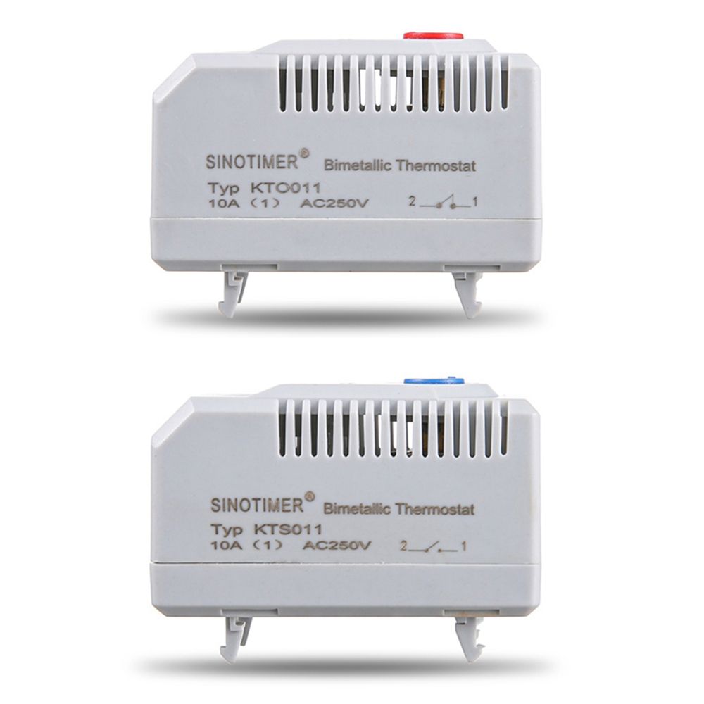 Rail Normal Open Close Cabinet Bimetallic Thermoregulator Temperature Controller Thermostat Switch