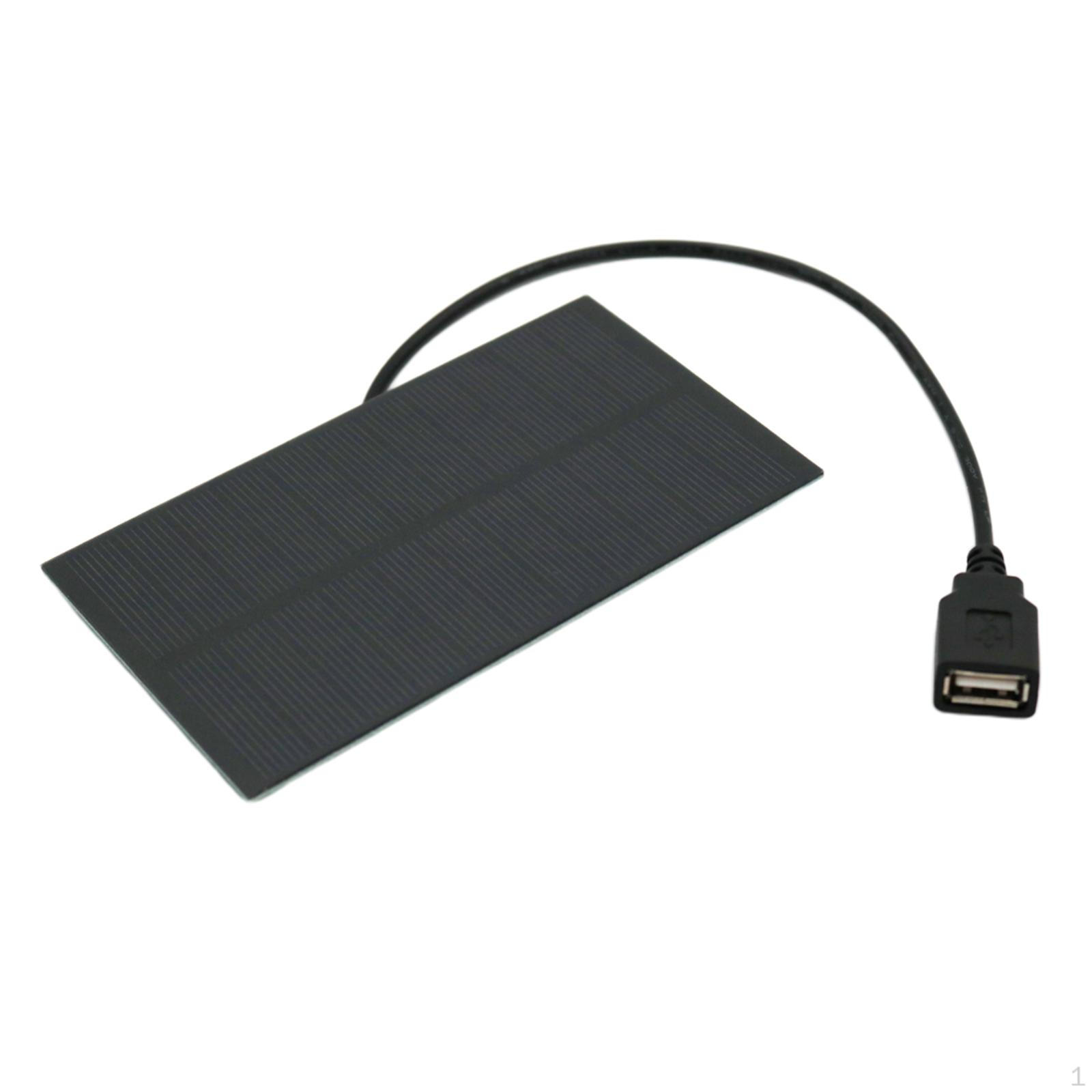 

Зарядное устройство для солнечной панели 5,5 В, USB-порт, поликристаллический кремний, портативное устройство для путешествий, GPS-телефон для