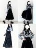 Ladylike Lolita Blouse and Skirt French Girly Stylish Size M [KALAOK] Set, Style, Spring, Summer, Autumn, Winter, Blue,