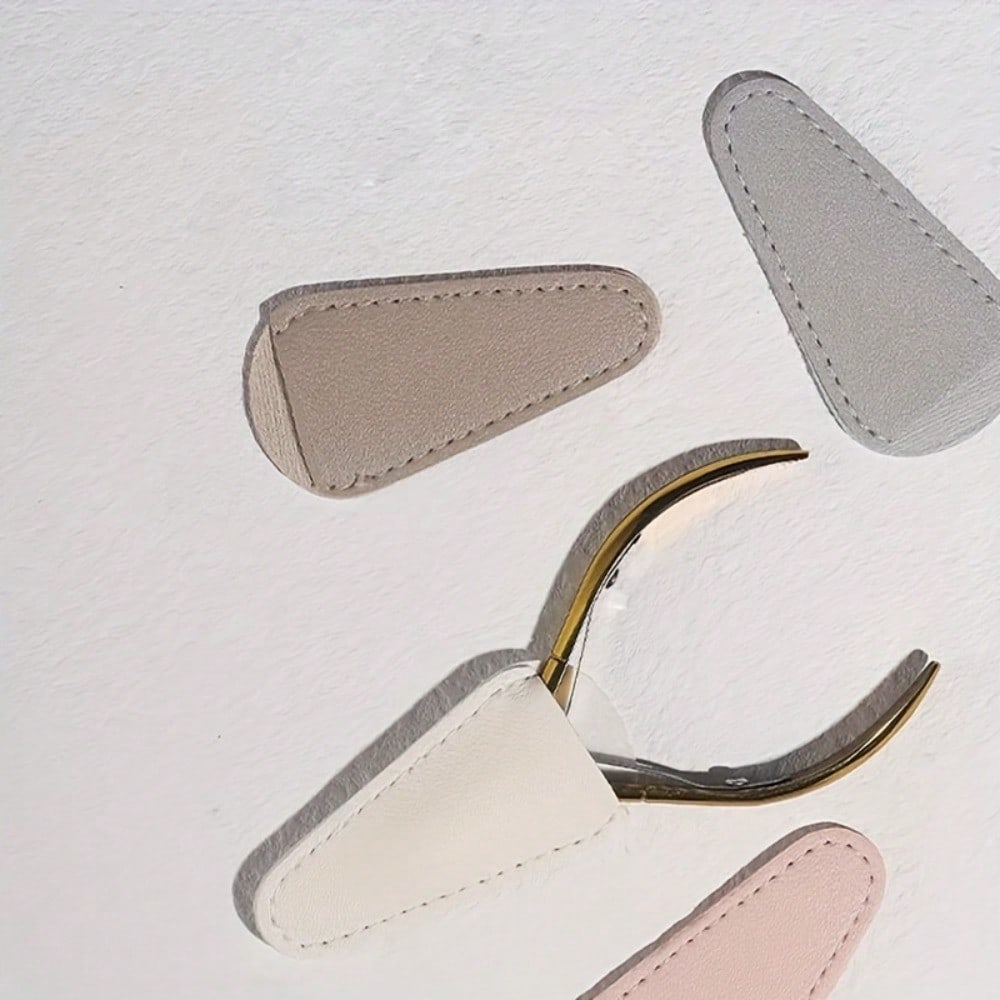 1 Piece Of Beauty Tool Protective Cover, Dedicated Storage Cover For Scissors, Dead Skin Tweezers, Portable Leather Cover