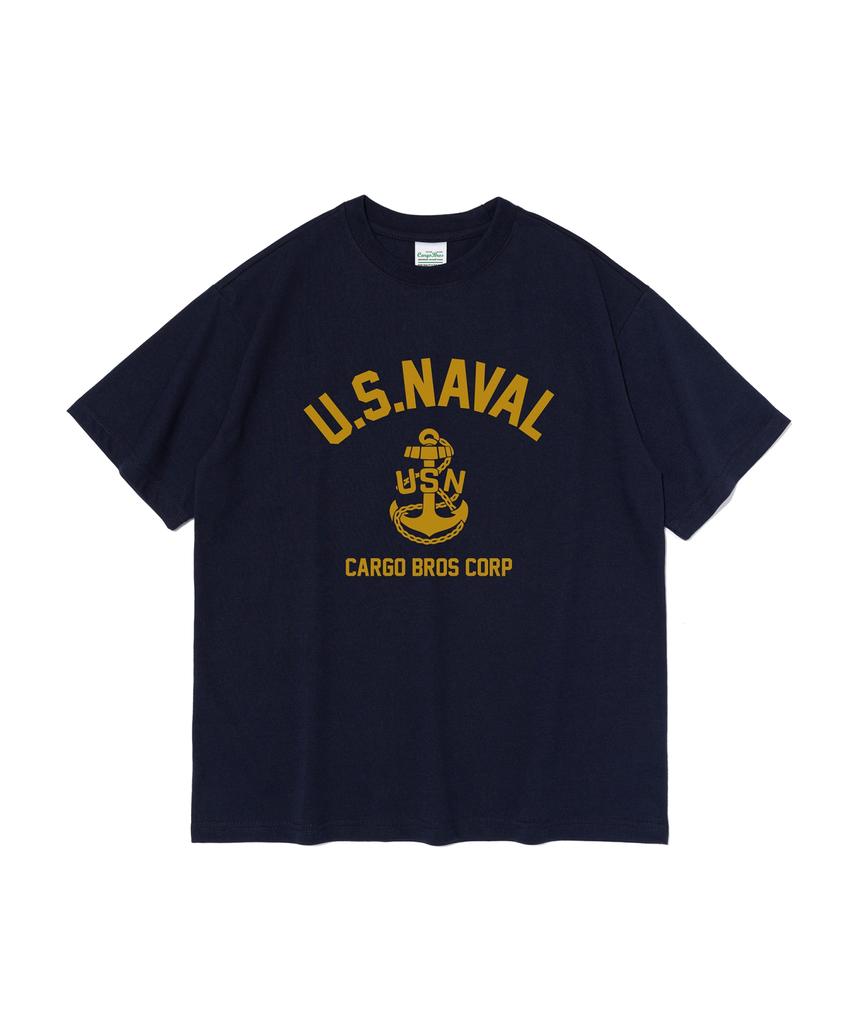 CARGOBROS Usn Marine Short Sleeve T-Shirt (Navy)