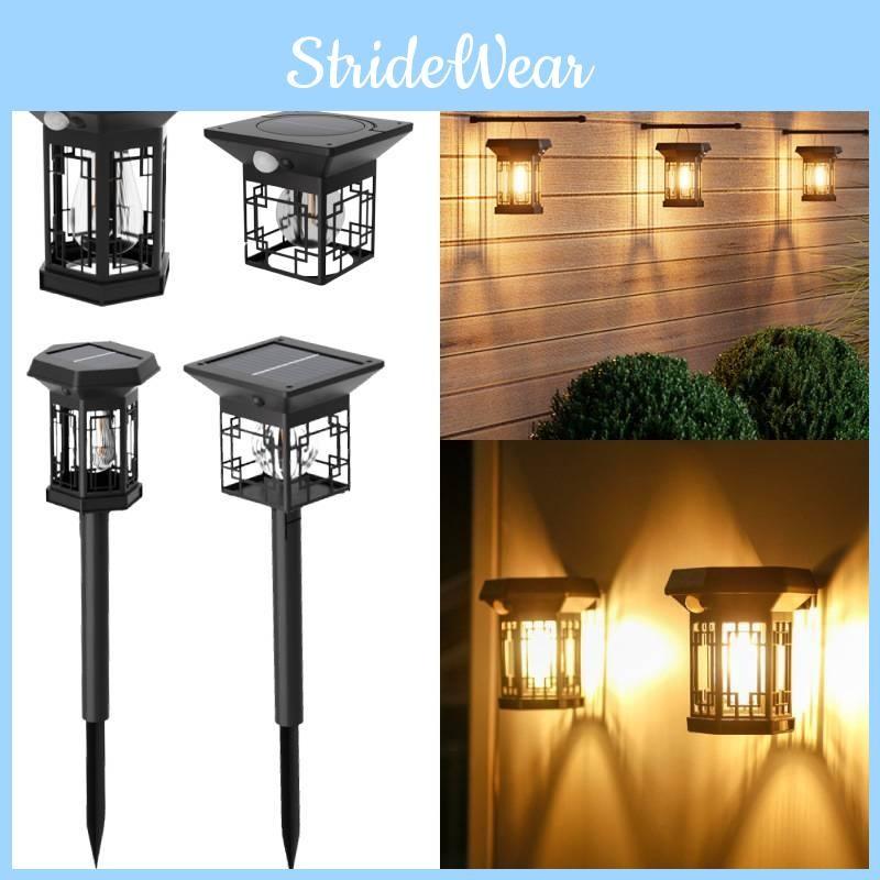 Filament Tungsten Solar Lamp Courtyard Lighting Outdoor Human Induction Body