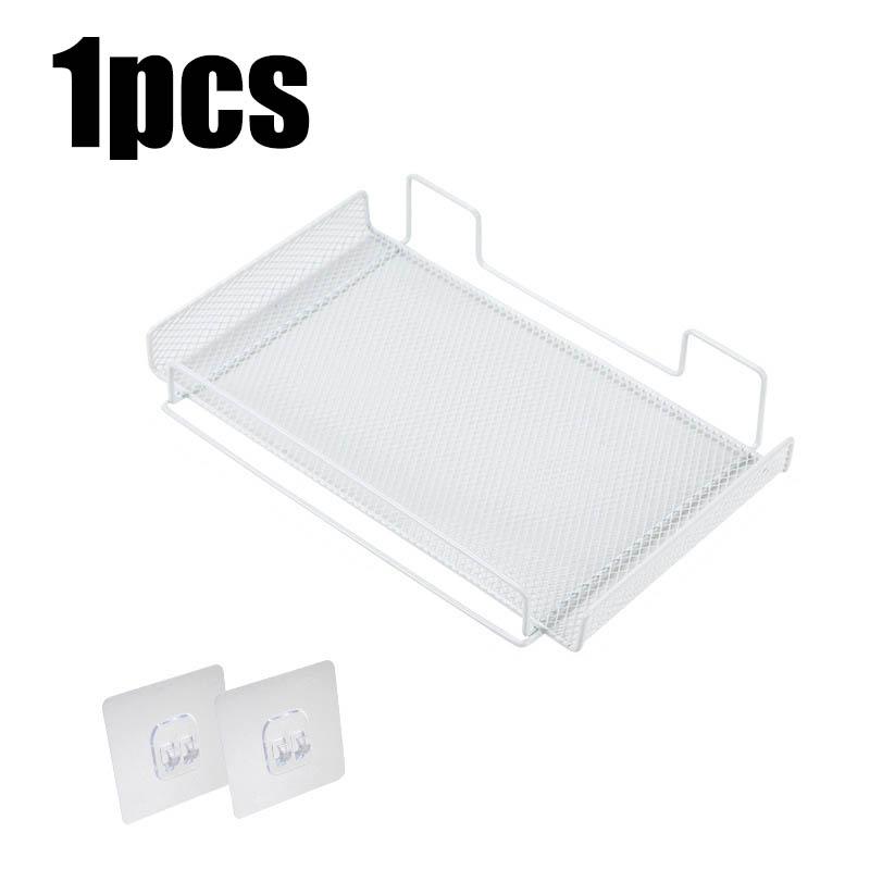Bathroom Shelves Wall Shelf Shower Hardware Fixture Home Improvement Self-adhesive Shelf Wall-mounted No-drill Storage Box