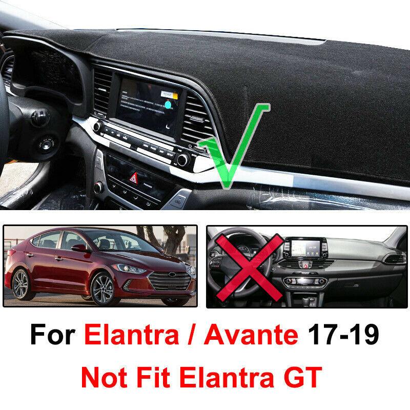 For Hyundai I35 Elantra Avante AD 2016 2017 2018 Car Dashboard Cover Mat Pad Anti-UV Trument Sunshade Carpet Accessories