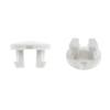 Bottom Rails Cord Cover Button White Tape Lock Plug Plastic Blind Bottom Rails Lock Button Horizontal Blinds Repair Part
