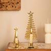 Stable Bottom Christmas Tree Candlestick Metal Christmas Table Decoration Wedding