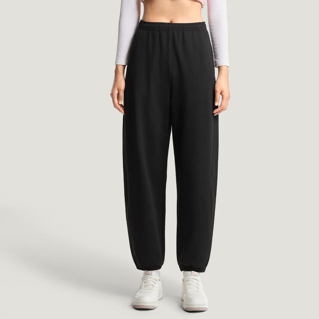 Li-Ning Embroidered Brand Logo Casual Sports Pants Women bottoms AKLW290-3